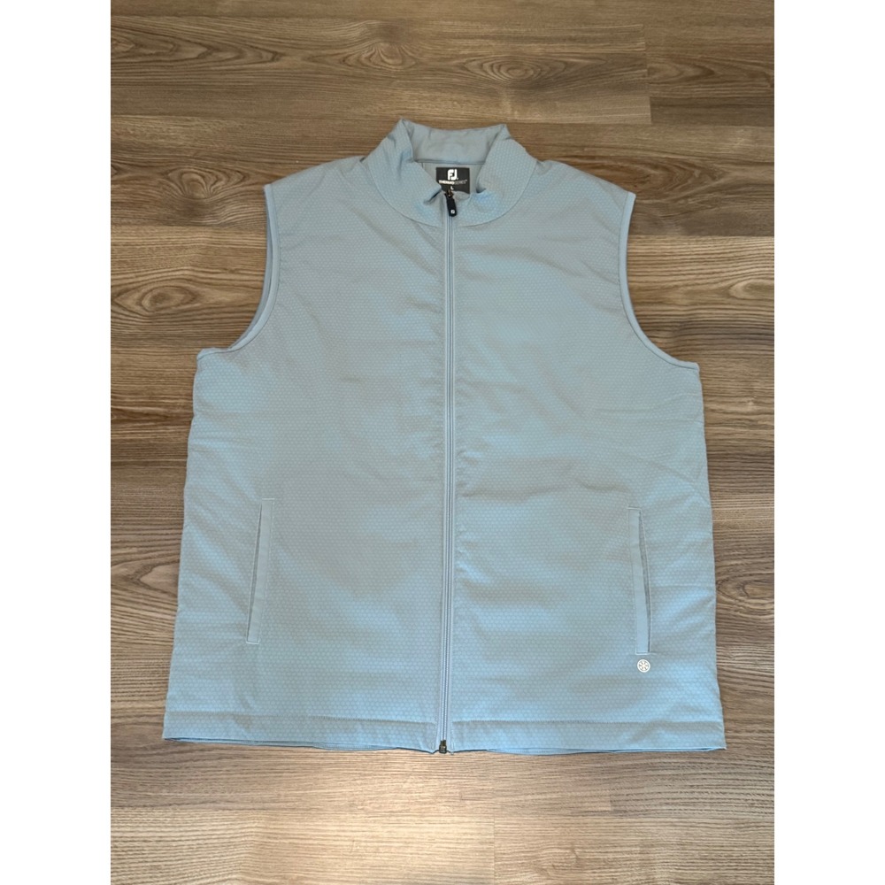 FootJoy ThermoSeries Golf Vest Mens size Large Blue Full Zip